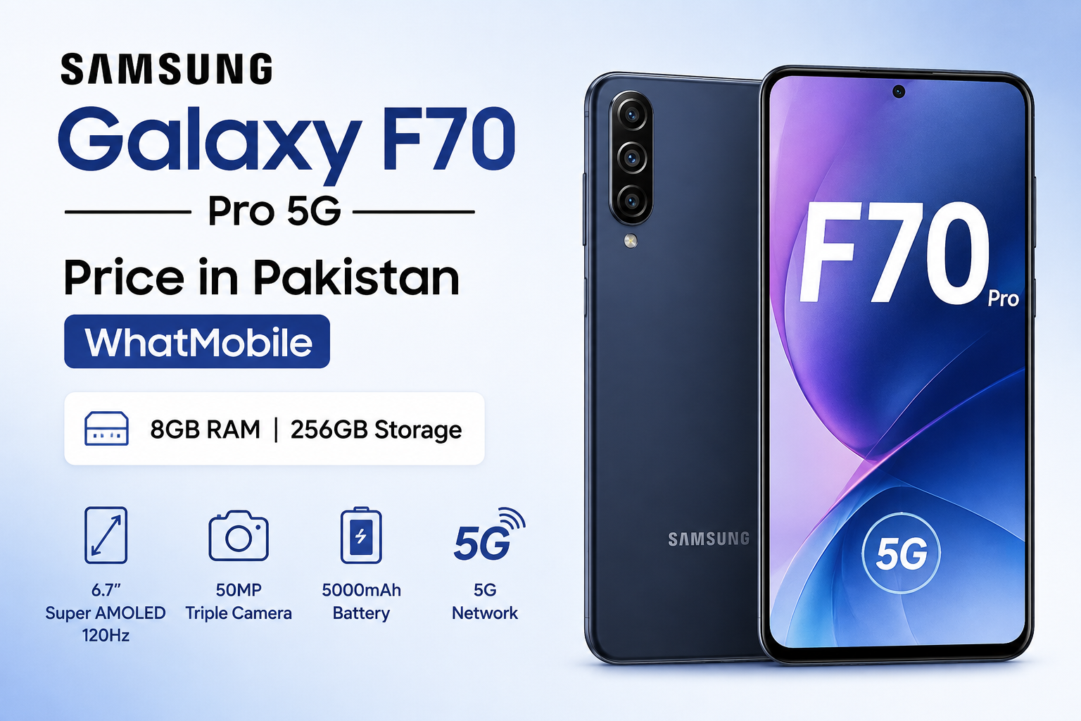 Samsung Galaxy F70 Pro 5G price in Pakistan